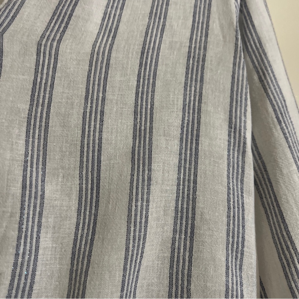 Rails Marti Cayman stripe medium boho peplum button down top - Picture 10 of 11